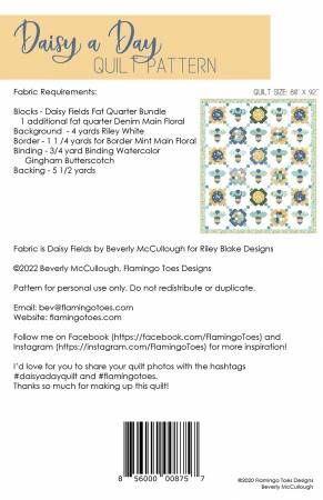 Daisy a Day Quilt Pattern # FT-8757