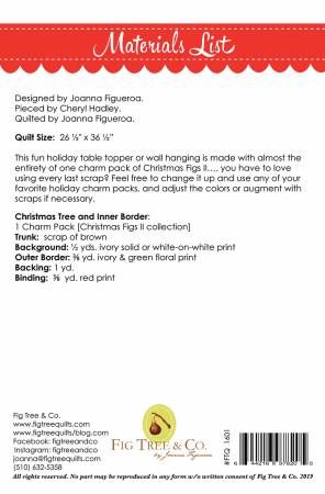 Oh Christmas Tree # FTQ1601