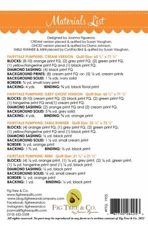 Fairytale Pumpkins # FTQ1925