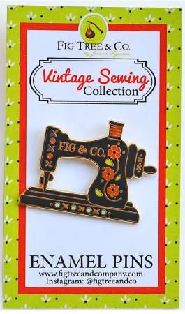 Sewing Machine Enamel Pin # FTQPIN103
