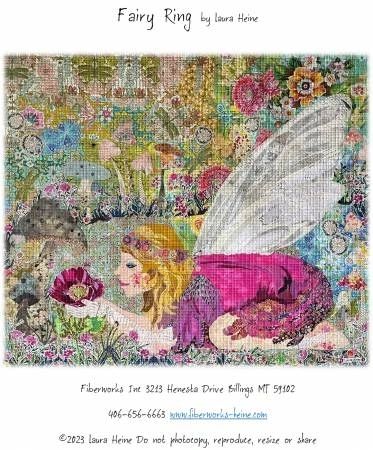 Fairy Ring Collage Pattern by Laura Heine # FWLHFR
