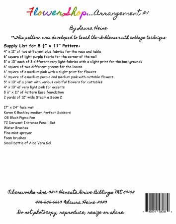 Flower Shop Arrangement #1 Collage # FWLHFS1