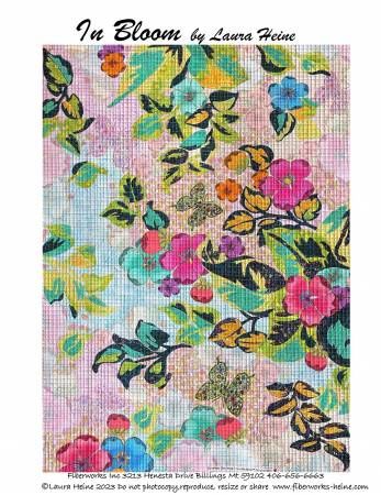 In Bloom Collage Pattern by Laura Heine # FWLHIB