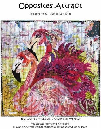 Opposites Attract Collage Pattern by Laura Heine # FWLHOPA