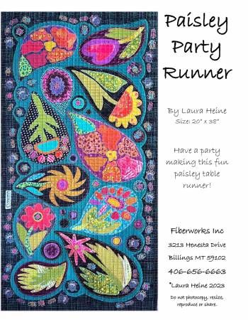Paisley Party Runner Collage Pattern # FWLHPPR