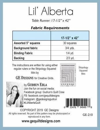 Lil Alberta pattern # GE-210