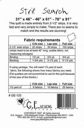 Strip Search # GE133