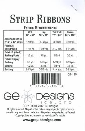 Strip Ribbons # GE159