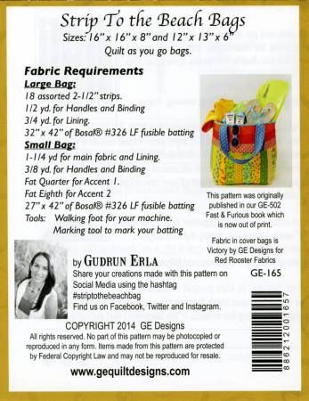 Strip to the Beach Tote Bags # GE165