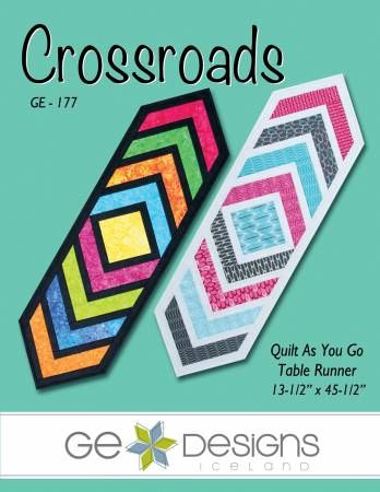 Crossroads Table Runner Quilt as you Go # GE177