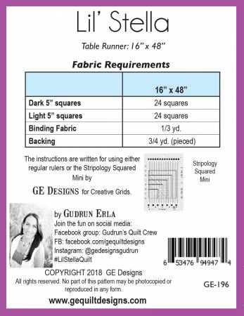 Lil Stella Table Runner # GE196