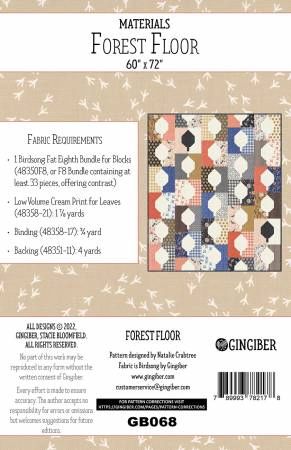 Forest Floor Quilt Pattern # GGB068-P