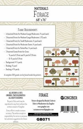 Forage Quilt Pattern # GGB071