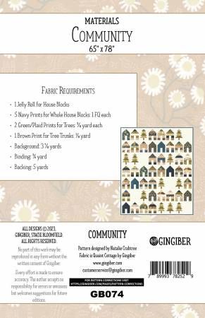 Community Quilt Pattern # GGB074