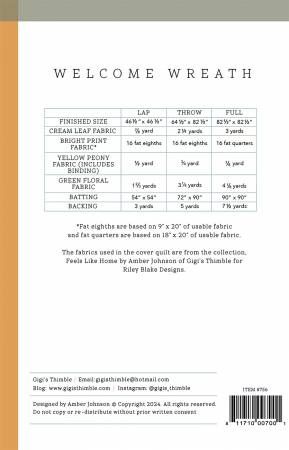 Welcome Wreath # GGT0756