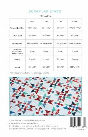 Scrap Jar Stars # GGT726