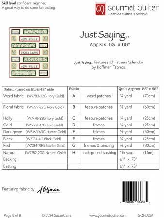 Just Saying # GQHJUSA