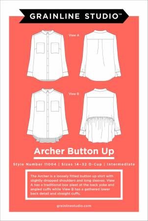 Archer Button Up Sizes 14-32 # GS11004-1432