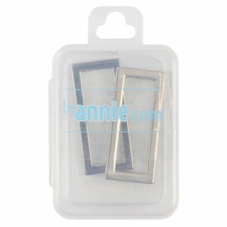 Rectangle Ring Flat 1-1/2in Nickel Set of Two # HAR15RRNTWO