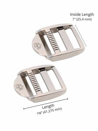 1in Strap Adjuster Nickel Set of Two # HAR1STANTWO