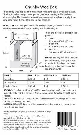 Chunky Wee Bag # HDS-013