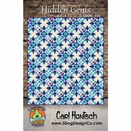 Hidden Gems # HIDDENGEMS-O, From 3 Dog Design Company By Hentsch, Carl In Quilts