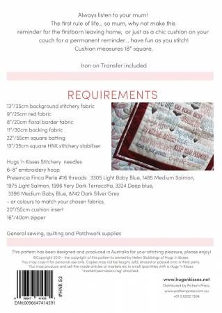 The Rules Of Quilting # HNK195-19