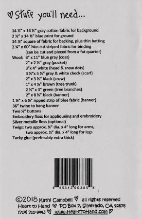 Clothesline Snowman # HTH385