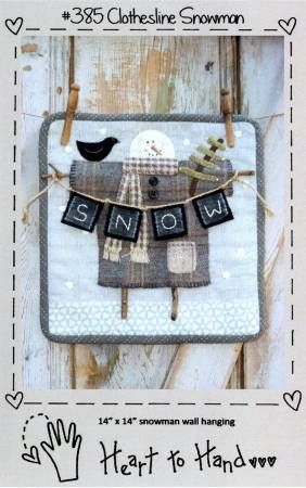 Clothesline Snowman # HTH385