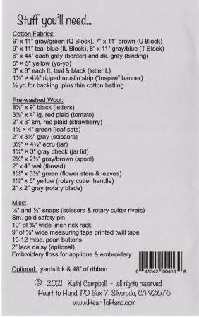 Quilt Words # HTH418