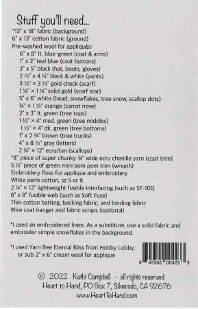 Mr. Snowflake # HTH423