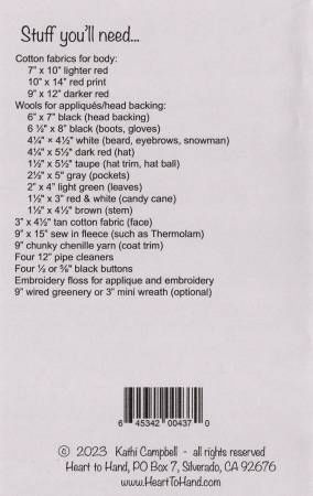 Quilt Block Santa # HTH437