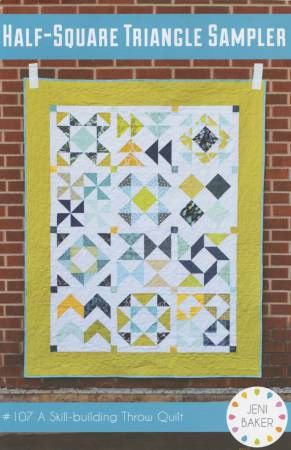 Half-Square Triangle Sampler Quilt # ICO-107