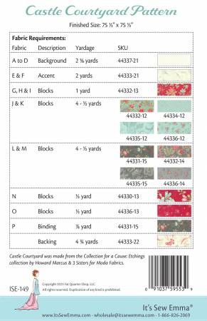 Castle Courtyard Quilt Pattern # ISE-149