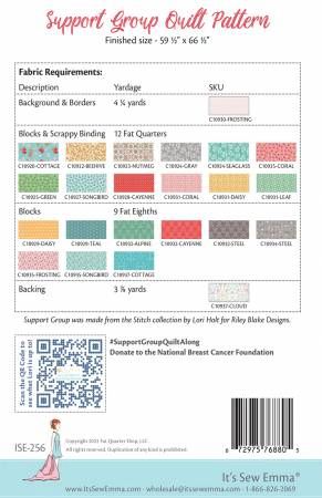 Support Group Quilt Pattern # ISE-256