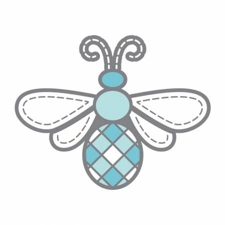 Cottage Bee In My Bonnet Enamel Needle Minder # ISE-845