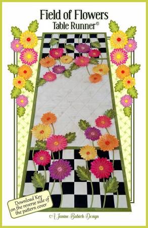 Field of Flowers Table Runner # JBDFOF