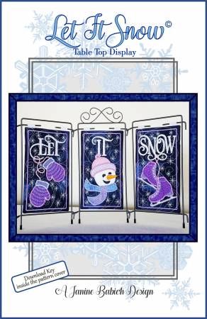 Let It Snow Table Top Display # JBDLET