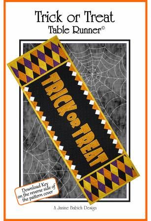 CD Trick or Treat Table Runner Machine Embroidery # JBDTTTR