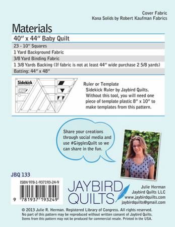 Giggles Baby Quilt # JBQ133