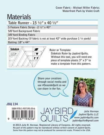 Seaside Table Runner # JBQ134