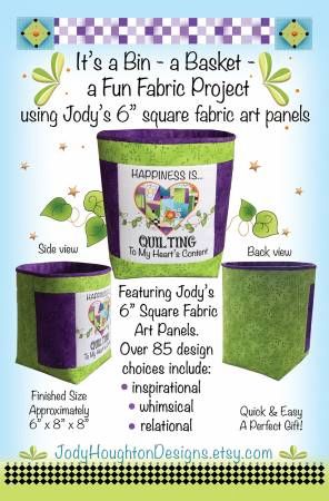Fabric Basket for 6in Art Panels # JHBIN