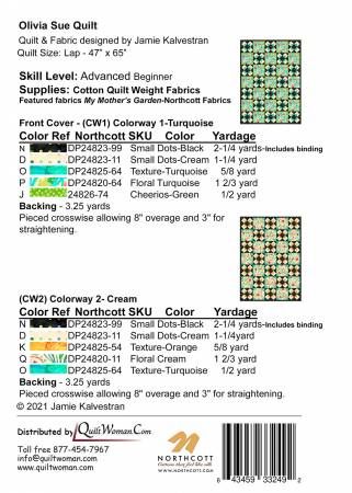 Olivia Sue Quilt # JKD-105