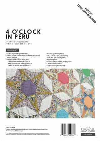 4 O'Clock In Peru Pattern And Template # JKD-5842