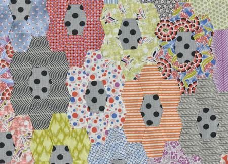 Postcard Project No 16 - Lozenge Hex # JKD-8571