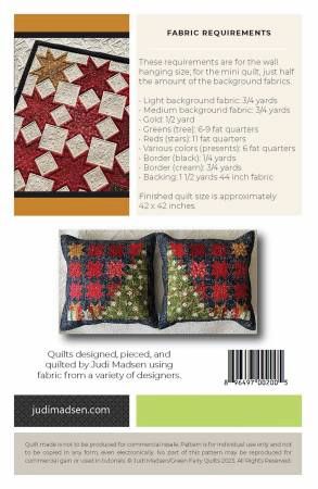 Patchwork Christmas Wall Hanging Mini Quilt & Pillows # JMP-115