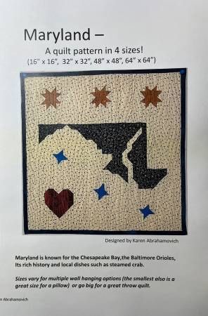 Maryland Quilt Pattern # KA-020