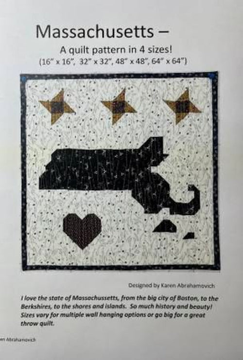 Massachusetts Quilt Pattern # KA-021