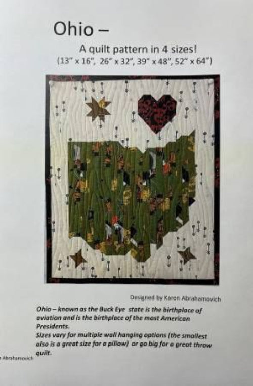 Ohio Quilt Pattern # KA-035