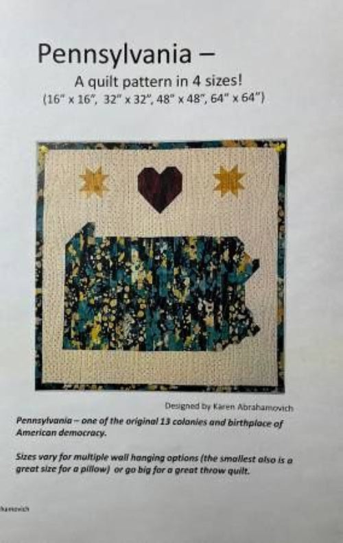 Pennsylvania Quilt Pattern # KA-038